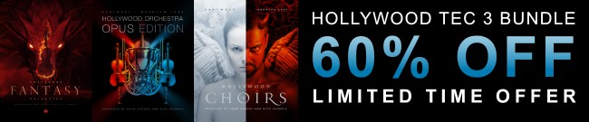 Banner EastWest: 60% Off Hollywood TEC 3 Bundle