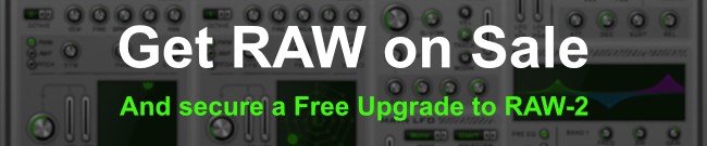 Banner Rob Papen - RAW on Sale