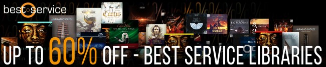 Banner Best Service: Up to 60% Off Virtual Instruments