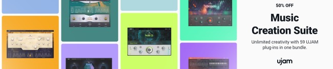 Banner Ujam - Music Creation Suite - 50% Off