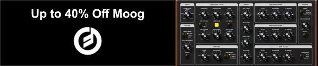 Banner Moog - Up to 40% Off