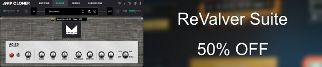 Banner HeadRush - ReValver Suite - 50% Off