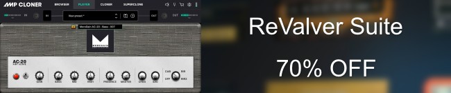 Banner HeadRush: ReValver Suite 70% Off