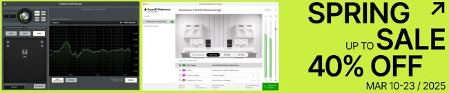 Banner Sonarworks - Spring Sale - Up to 40% Off