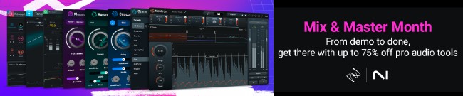 Banner iZotope: Mix & Master Month