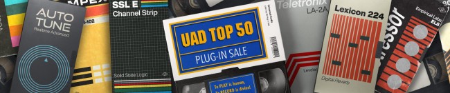 Banner Universal Audio - Top 50 Plug-in Sale