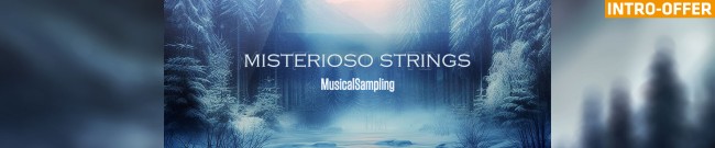 Banner Musical Sampling - Misterioso Strings - Intro Offer