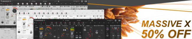 Banner Native Instruments - Massive X - 50% Off
