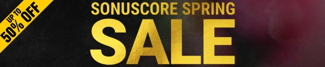 Banner Sonuscore - Spring Sale
