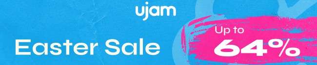 Banner UJAM Easter Sale: Up to 64% Off