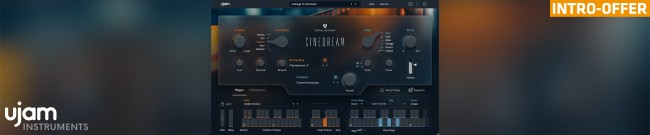 Banner UJAM - Virtual Guitarist Cinedream - Intro Offer