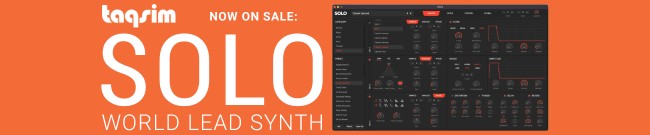 Banner TAQSIM: Solo World Lead Synth on Sale