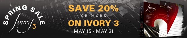 Banner Synthogy - Spring Sale