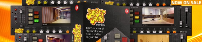 Banner IK Multimedia - Sunset Sound Studio Reverb - 58% Off