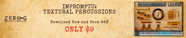 Banner Exclusive Offer: 84% Off Impromptu Textural Percussion