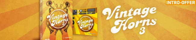 Banner Big Fish Audio - Vintage Horns 3 - Intro Offer