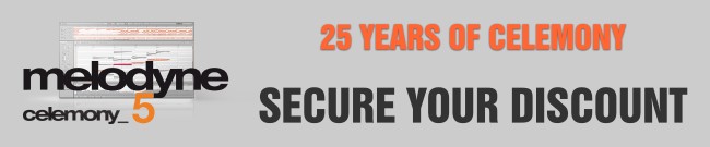 Banner 25 Years of Celemony Sale