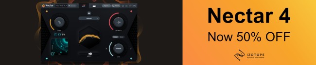 Banner iZotope - Nectar 4 - 50% Off