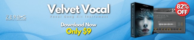 Banner Zero-G - Velvet Vocal - Save BIG