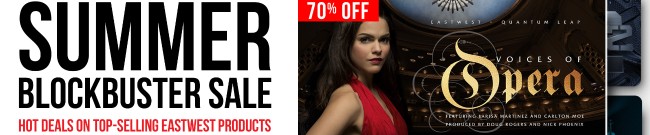 Banner EastWest: 70% Off Voices of Opera