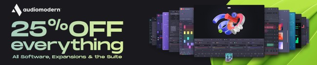 Banner Audiomodern Summer Sale: 25% Off