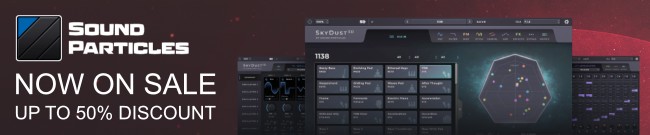 Banner Sound Particles - Up to 50% Off