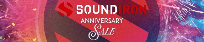 Banner Soundiron Anniversary Sale