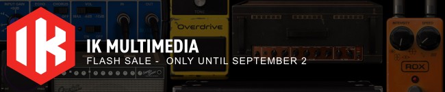 Banner IK Multimedia: Flash Sale