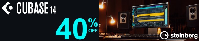 Banner Steinberg - 40% Off Cubase