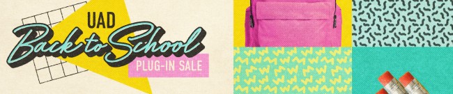 Banner Universal Audio - Back to School Sale