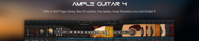 Banner Ample Sound: Guitar v4 Release Sale
