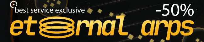 Banner Exclusive Offer: 50% Off Eternal Arps