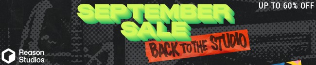 Banner Reason Studios September Sale