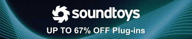 Banner Soundtoys - Up to 67% Off