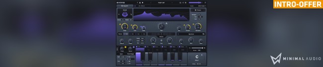 Banner Minimal Audio - Evoke - Intro Offer
