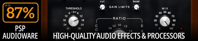 Banner PSP Audioware - Up to 87% Off
