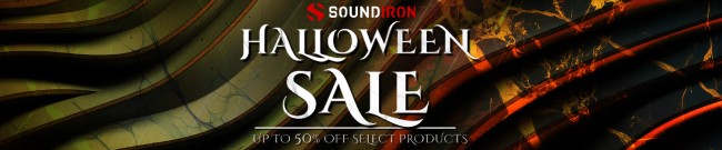 Banner Soundiron Halloween Sale - 50% Off