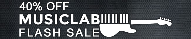 Banner MusicLab Flash Sale - 40% Off