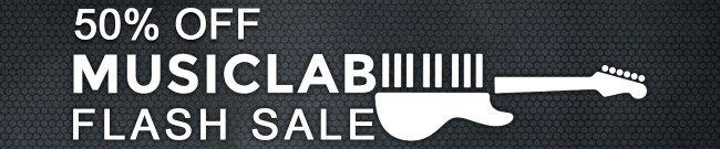 Banner MusicLab Flash Sale - 50% Off