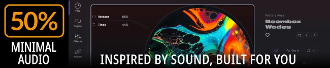 Banner Minimal Audio - 50% Off