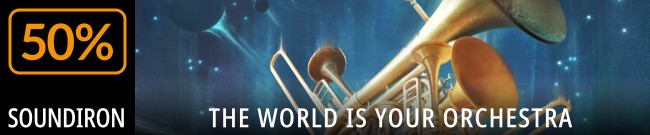 Banner Soundiron - 50% Off