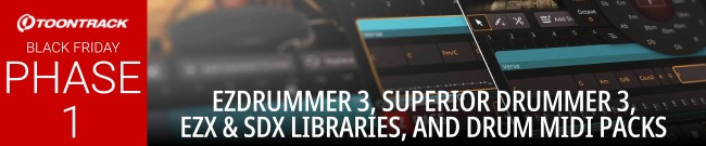 Banner Toontrack - Black Friday - Phase 1