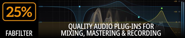 Banner FabFilter - 25% Off