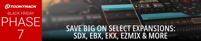 Banner Toontrack - Black Friday - Phase 7