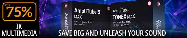 Banner IK Multimedia - Up to 75% Off