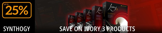 Banner Synthogy - Up to 25% Off