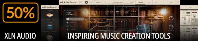 Banner XLN Audio - 50% Off