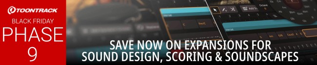 Banner Toontrack - Black Friday - Phase 9