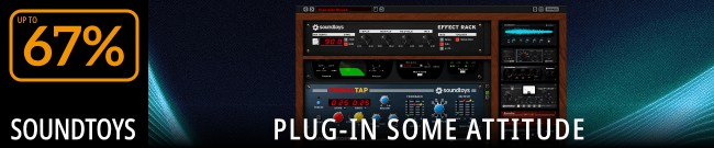 Banner Soundtoys - Up to 67% Off