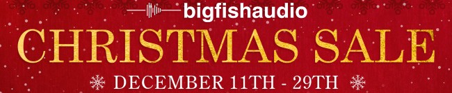 Banner Big Fish Audio - Up to 70% Off